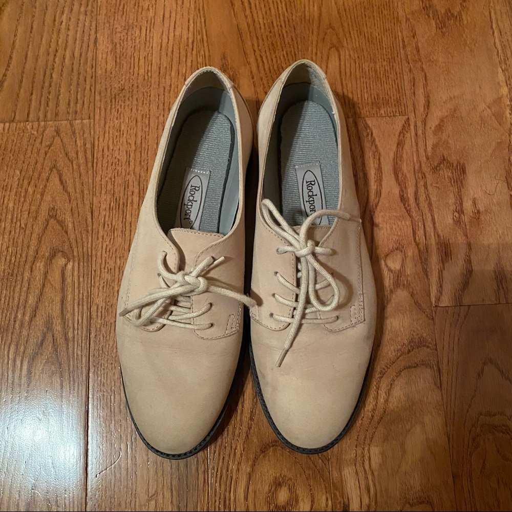 VINTAGE Cream Rockport Shoes Size 7